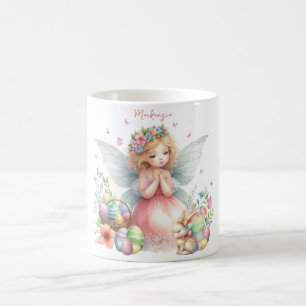 Watercolor Easter Spring Fairy Coffee Mug