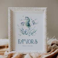 Watercolor Editable Under the Sea Sign