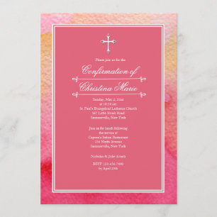Watercolor Elegance Invitation
