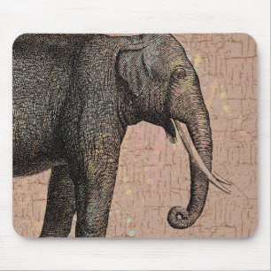 Watercolor Elephant Mouse Mat