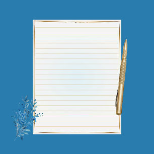 Watercolor Emerly Writing Paper