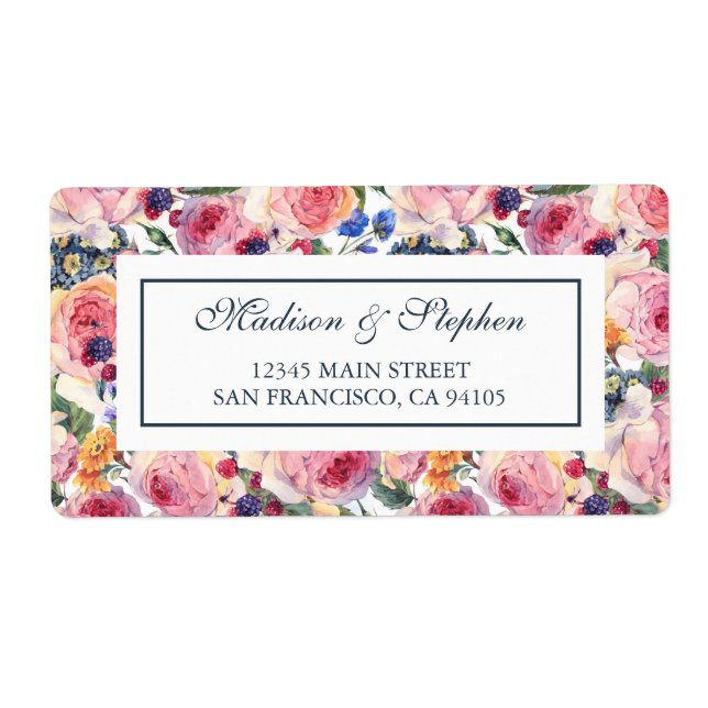 Watercolor | English Roses -  Wedding (Front)