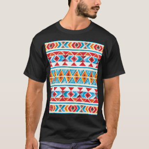 Watercolor ethnic geometric pattern. T-Shirt