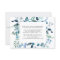 Watercolor Eucalyptus Blue Roses Floral Moving