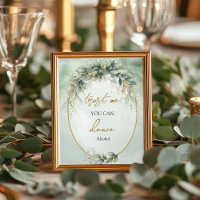 Watercolor eucalyptus boho Trust me you can dance