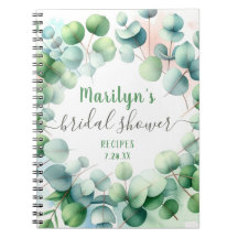 Watercolor Eucalyptus Bridal Shower Custom