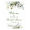 Watercolor Eucalyptus Bridal Shower Welcome Sign