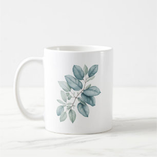 Watercolor Eucalyptus Coffee Mug