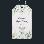 Watercolor Eucalyptus Greenery Bridal Shower  Gift Tags<br><div class="desc">These watercolor eucalyptus greenery bridal shower gift tags are perfect for a rustic wedding shower. This artistic design features hand-drawn,  watercolor eucalyptus green foliage,  inspiring natural beauty.</div>