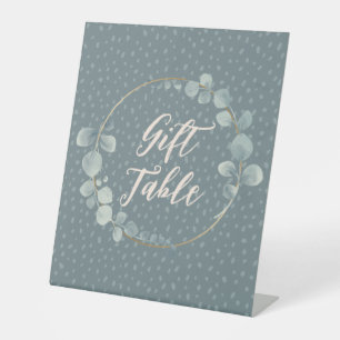 Watercolor Eucalyptus Personalized Sign