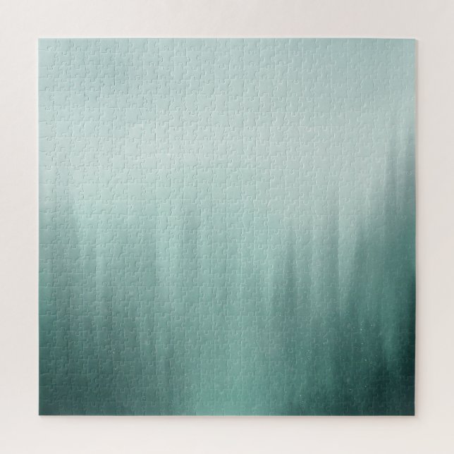 Watercolor Evergreen Forest in Mist Painting Jigsaw Puzzle (Vertical)