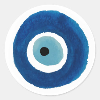 Watercolor Evil Eye (Nazar) Sticker