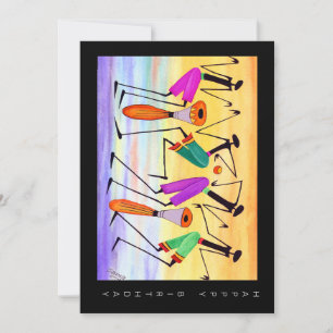 Watercolor, Expression of Happiness Birthday Card