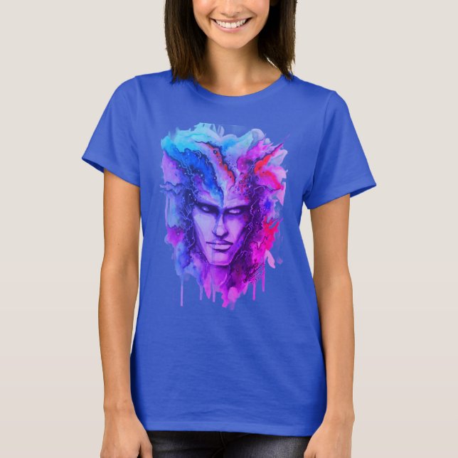 Watercolor Face T-Shirt (Front)