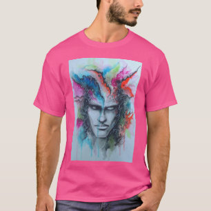 Watercolor Face T-Shirt 
