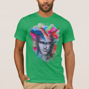 Watercolor Face T-Shirt