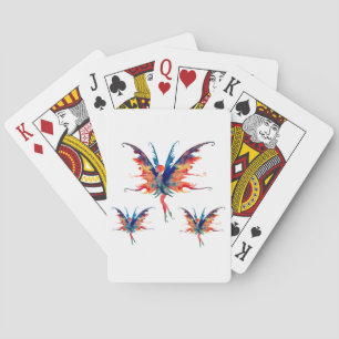 Watercolor Faires  Playing Cards