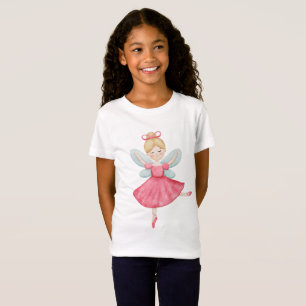 Watercolor Fairy Ballerina Kids T-Shirt