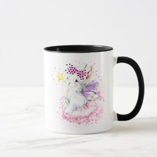 Watercolor Fairy Bunny Mug