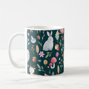 Watercolor Fairy Forest Children's Pattern Coffee Mug