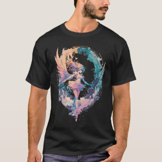 Watercolor Fairy Girls Fairycore Pastel Goth Butte T-Shirt