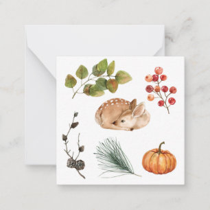 Watercolor Fall Card