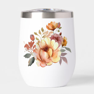 Watercolor Fall Flowers Clipart-77628