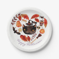 Watercolor Fall Halloween Baby Shower Whimsical
