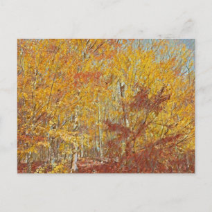 Watercolor Fall Postcard