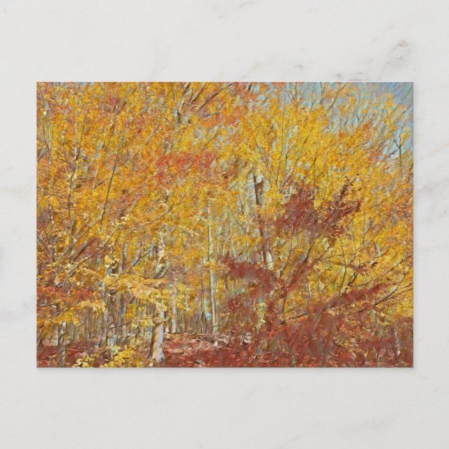 Watercolor Fall Postcard (Front)