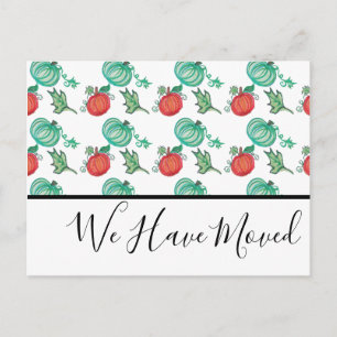 Watercolor Fall Pumpkin Patch Post Card