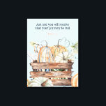 Watercolor Fall Pumpkins With Joy Bible Verse Canvas Print<br><div class="desc">Watercolor Fall Pumpkins With Joy Bible Verse Canvas Print</div>