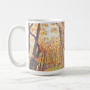 Watercolor Fall Trees Mug