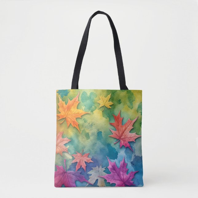 Watercolor Fall Vibes Bag (Front)