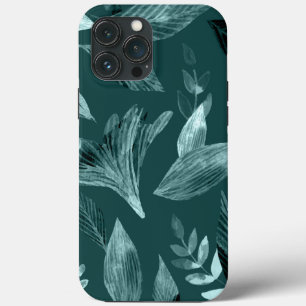 Watercolor fallen leaves 10 iPhone 13 pro max case