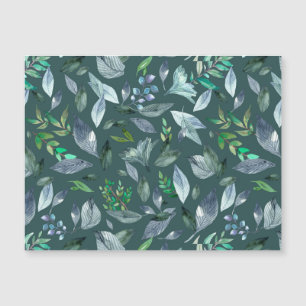 Watercolor fallen leaves 5 magnetic invitation