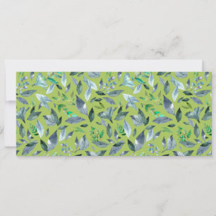 Watercolor fallen leaves 6 announcement