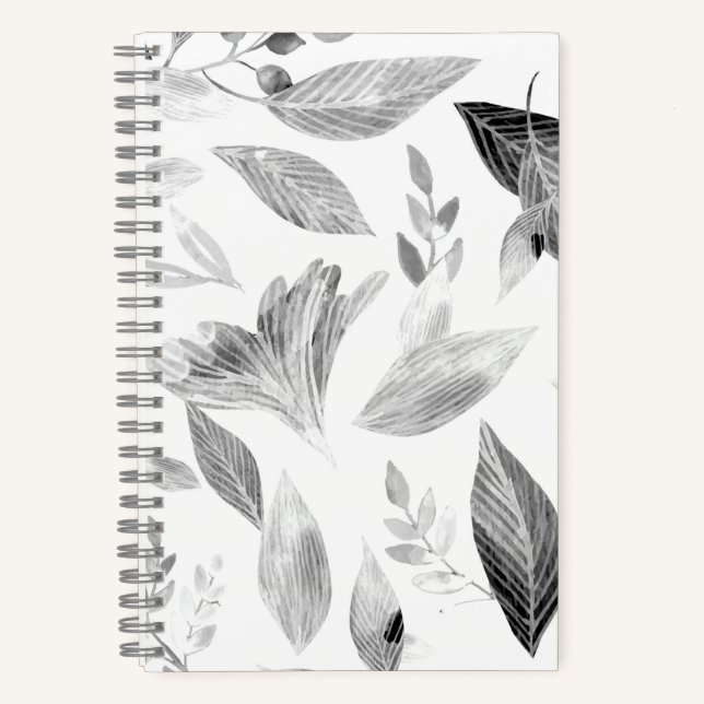 Watercolor fallen leaves 8 notebook (Front)