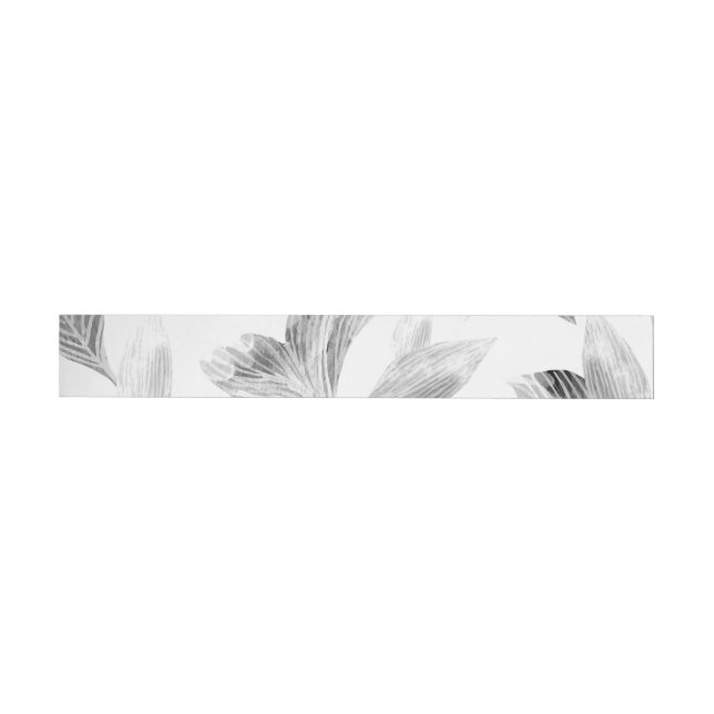 Watercolor fallen leaves 8 wrap around label (Individual)