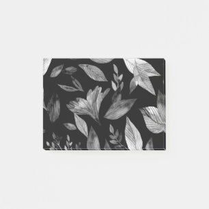 Watercolor fallen leaves 9 post-it notes