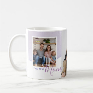 Watercolor Family Photo Collage Mother's Day Coffe Coffee Mug