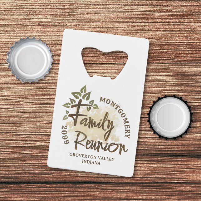 Watercolor Family Reunion Script Tree Name Year (Creator Uploaded)