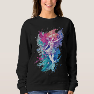 Watercolor Fantasy Fairy Grunge Pastel Goth Butter Sweatshirt