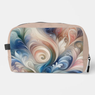 Watercolor Fantasy Floral Romantic Pattern Dopp Kit