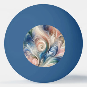 Watercolor Fantasy Floral Romantic Pattern Ping Pong Ball