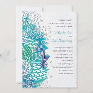 Watercolor Fantasy Invitation