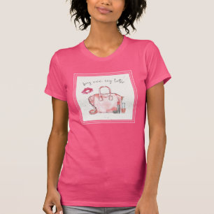 Watercolor Fashion Buy Now Cry Later T-Shirt