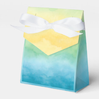 watercolor favour box