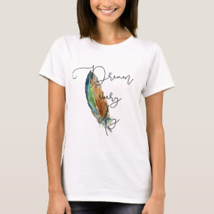 Watercolor Feather Dream T-Shirt