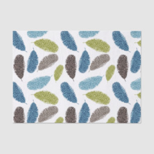 Watercolor Feathers Tissue Paper